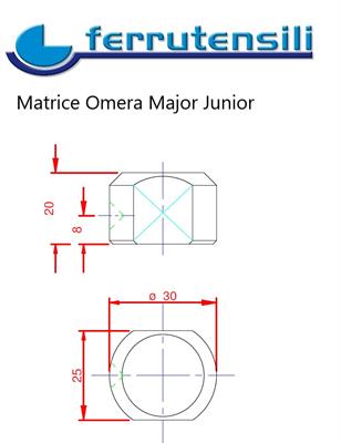 MATRICE OMERA MAJOR/JUNIOR ASOLA mm.