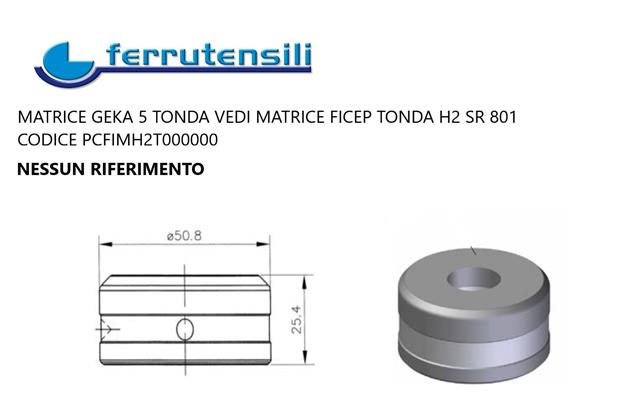 MATRICE GEKA 5 TONDA Ø mm.