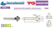 SVASATORI YG1 DIN335C Z3 90° HSSCo8 TiCN D.