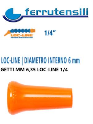 LOC LINE 1/4 GETTO TONDO MM. 6,35