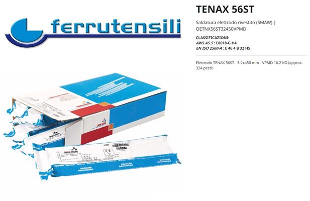 ELETTRODO OERLIKON TENAX 56ST 3,2X450 VPMD