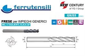 NC-MILL Z4 ELICA 30° X-COATING YG1 D.