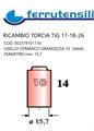 UGELLO ALLUMINIA TIG 17-18-26 GR.10-10N45