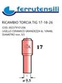 UGELLO ALLUMINIA TIG 17-18-26 GR.6L-10N48L