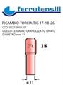 UGELLO ALLUMINIA TIG 17-18-26 GR.7L-10N47L