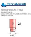 UGELLO ALLUMINIA GAS LENS GR.8-54N14