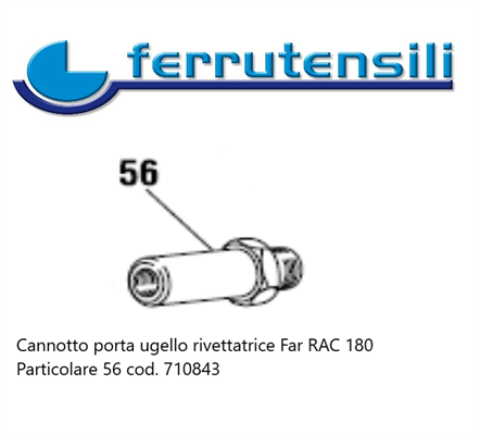 RAC180 FAR CANNOTTO PORTA UGELLO