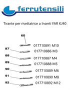 TIRANTE FAR M4 KJ40