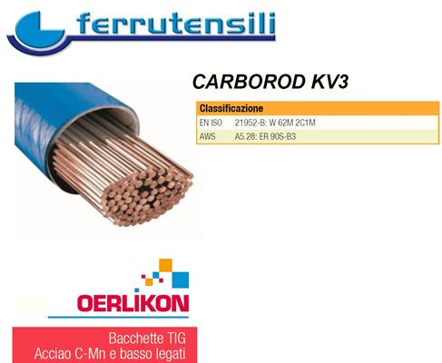 BARRETTE TIG OERLIKON CARBOROD KV3 MM.2,4X1.000