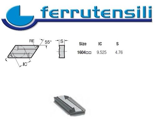 KNUX160405L-11 JC8025 NIKKO INSERTO TORNITURA