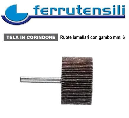 RUOTE LAMELLARI 40X30 GAMBO MM. 6 A40 ABRA BETA