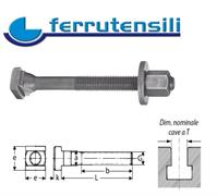 VITE PER CAVE A T 12 8.8 COMPLETA M12X205