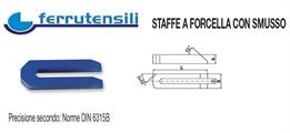 STAFFE A FORCELLA CON SMUSSO 25X40X125 VITE M12 M14